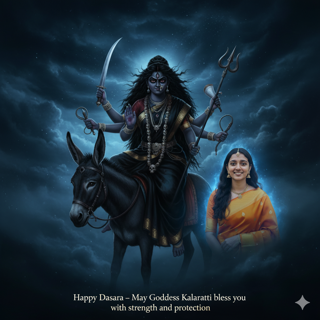 Goddess Kalaratri AI Photo Transformation