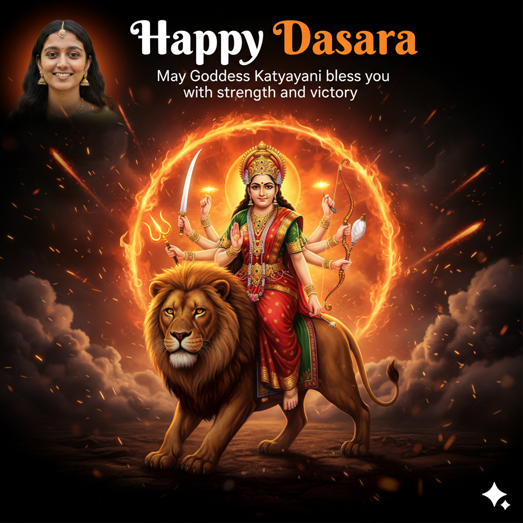 Goddess Katyayani AI Photo Transformation