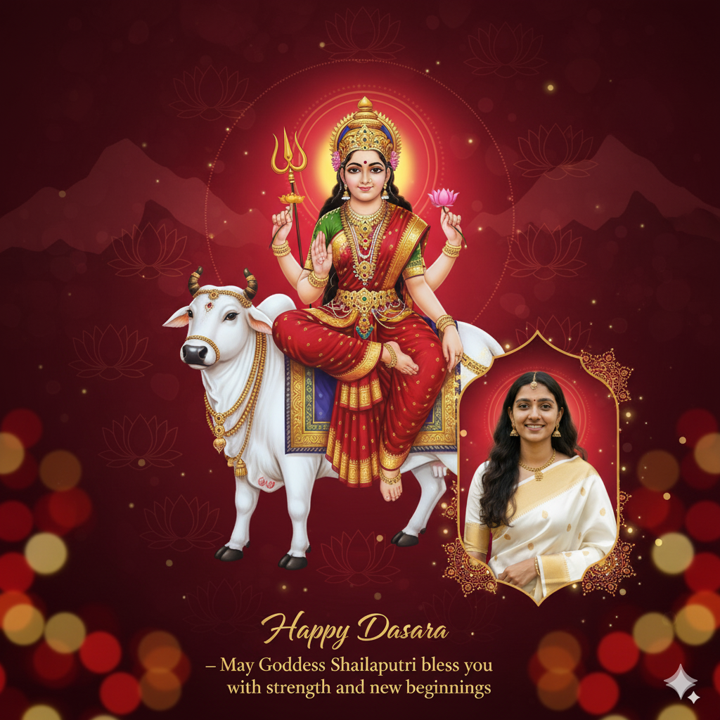 Goddess Shailaputri AI Photo Transformation