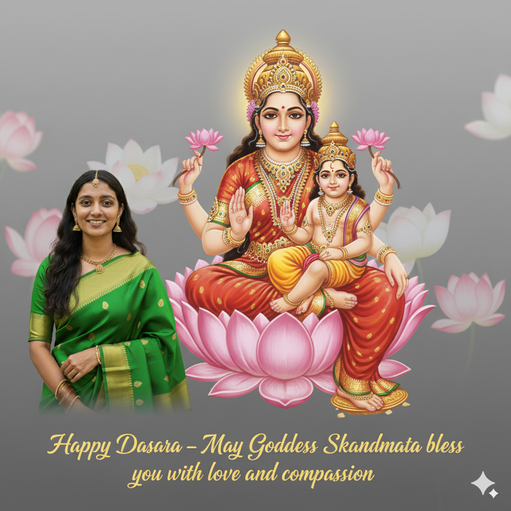 Goddess Skandamata AI Photo Transformation