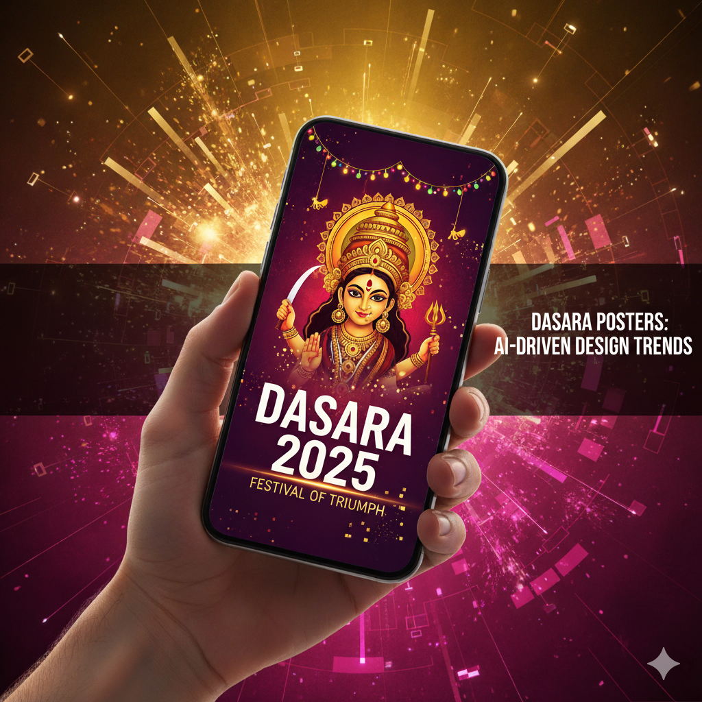 Featured image for Create Stunning Dasara 2025 Posters for Your Business with FotoShare app