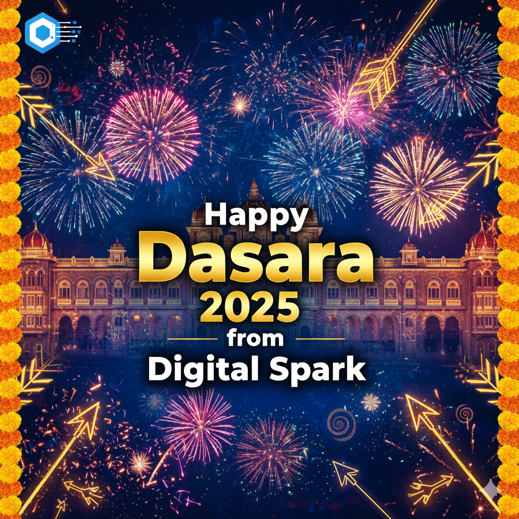 AI Generated Social Media Poster Mockup for Dasara 2025